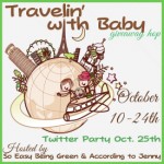 Travelin’ with Baby Giveaway Hop #babytravels